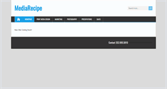 Desktop Screenshot of mediarecipe.com