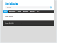 Tablet Screenshot of mediarecipe.com